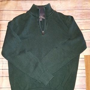 Men's Eddie Bauer Heavy Green Sweater Size M